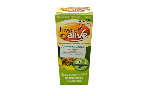 Хранителна добавка за пчели HiveAlive 100 ml.